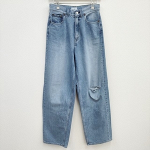 ENCIRCLE Comfy jeans 定価35200円 サイズ1 ダメージ加工 デニムパンツ ライトブルー エンサークル 3-0822G 222194