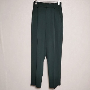 ROKU 6 BEAUTY&YOUTH GEORGETTE TUCK PANTS 2 定価20900円 パンツ ダークグリーン ロクビューティアンドユース 3-0903M 222530