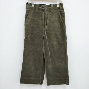 MHL. 595-1243505 HEAVY CORDUROY TROUSERS サイズ1 コーデュロイ パンツ 21AW カーキ エムエイチエル 3-0911T 220062