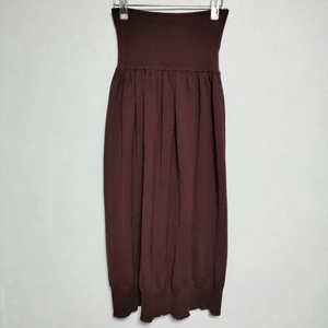 COMME des GARCONS knitted gya The - entering skirt 90 period AD1998 wine red Comme des Garcons 3-0917T 221988