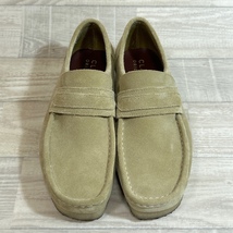 Clarks/クラークス/Wallabee Loafer/ワラビーローファー/コインローファー/メープルスウェード/ベージュ系/クレープソール/26.0cm_画像4