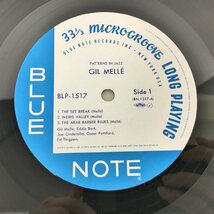 LPレコード Gil Melle Patterns In Jazz Blue Note BLP 1517 美品 2309LBS326_画像2