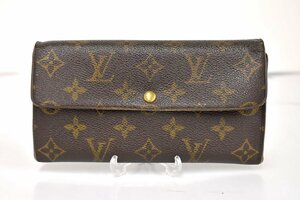 ルイヴィトン LOUISVUITTON 長財布 ポシェット・ポルト モネ クレディ M61725 フラップ TH0031 2309LS002