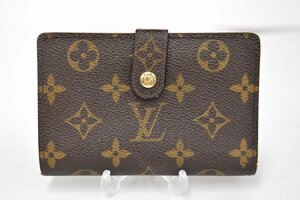 ルイヴィトン LOUISVUITTON 二つ折り財布 ポルトモネ・ビエ・ヴィエノワ M61663 がま口 CA0948 2309LS001