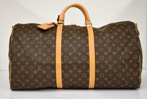 ルイヴィトン LOUIS VUITTON ボストンバッグ モノグラム キーポル・バンドリエール60 M41412 TH0997 ショルダーベルト付き → 2309LA001