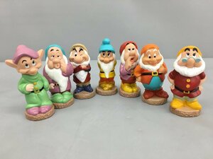 ディズニー Disney 置物 7人の小人 ソフビ製 白雪姫 2309LS052