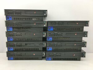 ソニー SONY ゲームハード PS2 ブラック PlayStation2 本体のみ まとめ9台セット 厚型 ジャンク 2309LBR020