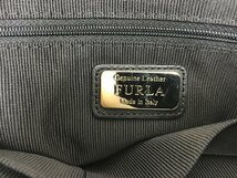 フルラ ハンドバッグ 黒 レディース 保存袋付き 2309LS232_画像6
