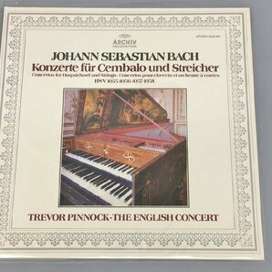 LPレコード Johann Sebastian Bach Konzerte Fur Cembalo Und Streicher ARCHIV PRODUKTION 2533 467 美品 2309LBS101の画像1