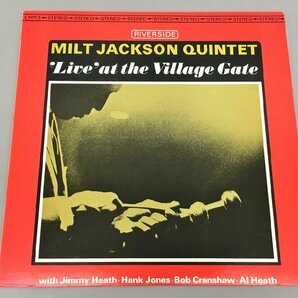 LPレコード Live At The Village Gate Milt Jackson Quintet 帯付き RIVERSIDE 9495 2309LO155の画像1