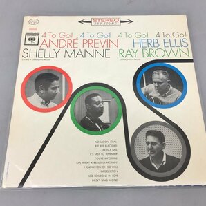 LPレコード 4 TO GO WITH ANDRE PREVIN HERB ELLIS SHELLY MANNE RAY BROWN COLUMBIA CS 8818 2309LO130の画像1