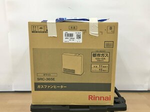 ガスファンヒーター SRC-365E ホワイト 都市ガス（12A/13A)用 木造11畳コンクリート15畳 リンナイ 2mガスコード付 未開封 2309LR222