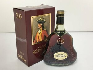 ヘネシー Hennessy コニャックブランデー 700ml 度数不明 フランス X.O グリーンボトル 金キャップ 箱付き 未開栓 2309LR050