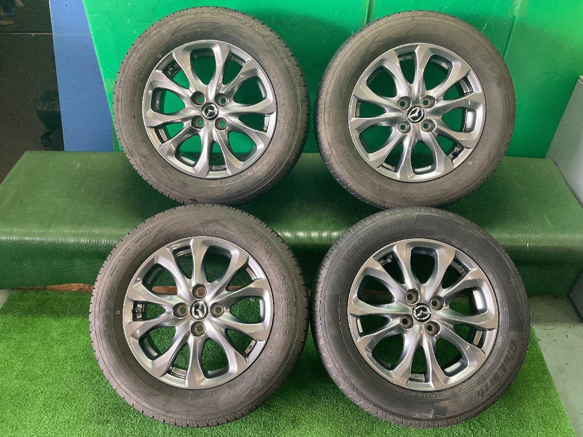 純正最安価格 デミオ純正 185/65R15 夏タイヤ 50%-60%山 YOKOHAMA