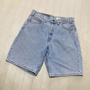 3638☆ LEVI’S リーバイス550 ボタン裏647 ボトムス デニム ジーンズ ショートパンツ カジュアル メンズ 32 ライトブルー