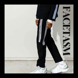 【未使用タグ付き】FACETASM BARCODE PRINT TROUSERS