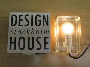 初期ポルトガル製　DESIGN HOUSE Stockholm デザインハウス ストックホルム BLOCK LAMP ブロックランプ ミニ　ハッリ・コスキネン 