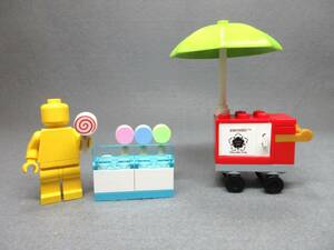 LEGO★ 正規品 移動販売車 売店 飴 綿菓子 同梱可能 レゴ 食べ物 食材 ホテル レストラン キッチン フレンズ 公園 広場 遊園地 サーカス