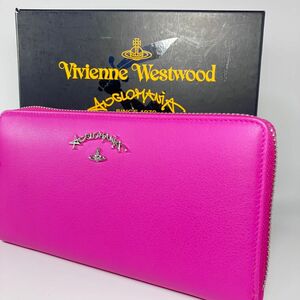 ヴィヴィアンウエストウッドアングロマニア ピンク 長財布 VivienneWestwood 長財布 ヴィヴィアン　a192