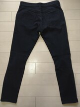 NUMBER (N)INE DENIM（ナンバーナインデニム）裾ジップストレッチダメージパンツ カラー:ブラック系 表示サイズ：S_画像2