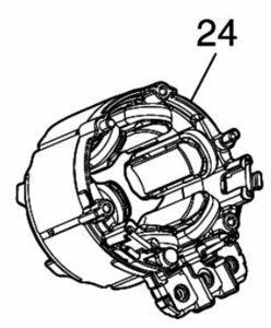 マキタ makita 18V 充電式 ハンディソー MUC101DRG 用 ステータ 629B92-8 チェーンソー ハンディーソー 農林 山林 木 立木 部品