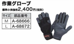 マキタ チェーンソー 防護用 作業 グローブ M A-68666 林業 土木 工事 業 や 造園 工事業 建築 建設 農家 農業 農林 防御 防護 手袋 手