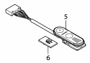 マキタ makita 18V 充電式 クリーナ CL286FDRF 用 表示回路 コンプリート 141B54-1 スイッチユニット 620E74-1 ２点 クリーナー 部品 修理