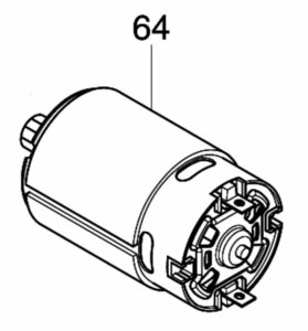 マキタ makita 35㎜ 充電式 面木釘打 FN350DRG 用 直流モータ 629408-5 大工 建築 建設 リフォーム 家具 木工 型枠 面木 仕上釘