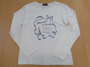 ポンポネット　長袖Tシャツ　ロンＴ　カットソー　LL　165　pom ponette　ロングTシャツ トップス