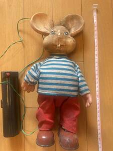  maru солнечный жестяная пластина Topo Gigio дистанционный пульт подлинная вещь 