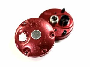 D73 ABU アブ アンバサダー 5000(右用) サイドカップ セット Apple RED OLD ambassadeur 中古品