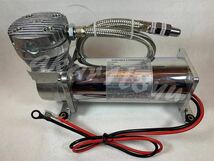 (即日発送)(即納可)(送料無料)(新品)AIRSUS シルバー エアサスコンプレッサー480C 200PSI 3/8NPT【フッツーラ/BBS/OZ/SSR/エアカップ】z_画像1