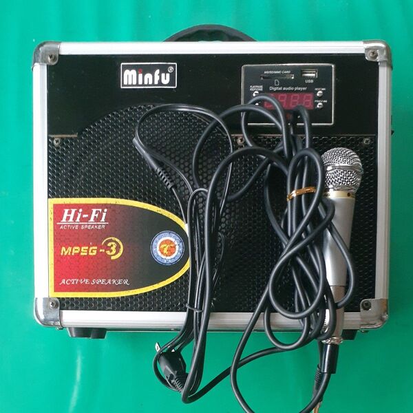 minfu HIFI ポータブルアンプ(F169D) マイク付き