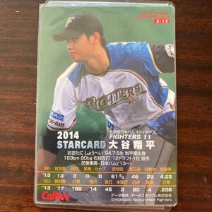 【祝！日本人初ホームラン王】プロ野球チップスカード　カルビー【大谷翔平】日本ハム　2014