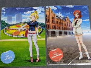 ☆クリアファイル☆ ラブライブ! The School Idol Movie 前売り券特典　絢瀬絵里 & 西木野真姫 2枚セット　 千葉幕張 パシフィコ横浜 /ge38