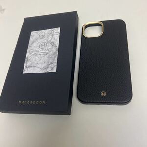 508p2109☆ [マカルーン] MACAROOON iPhone Back Case アイフォン ケース MagSafe対応 ワイヤレス充電対応 (iPhone14, Blackberry)