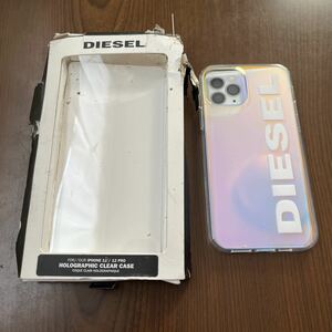 509a3014☆ DIESEL iPhone12 / iPhone12 Pro ケース FW20 ホログラム x ホワイトロゴ （iPhone 12 / iPhone 12 Pro, ホログラム/ホワイト