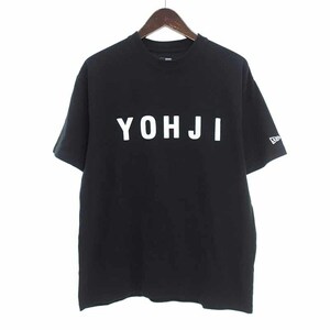 【特別価格】YOHJI YAMAMOTO 22SS × NEW ERA ロゴ プリント 半袖 Tシャツ
