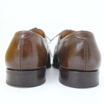 ITCSIKLTYSA8 即決 本物 JOHN LOBB ジョンロブ ドレスシューズ ストレートチップ レザー ブラウン メンズ 6 1/2 E_画像4