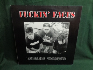 FUCKIN' FACES/NEUE WEGE●LP　カラーレコード