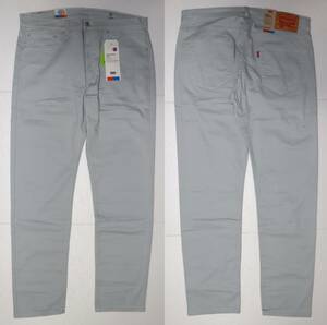 新品 Levi's リーバイス 29507-0966 W36 L32 502 レギュラーテーパー ライトグレー ストレッチツイル オールシーズン