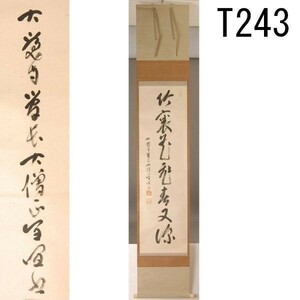 T00243 大覚寺 草繋全宜 竹裏花飛春又深 一行：本物保証　送料無料