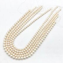 ■アコヤ本真珠アクセサリーパーツおまとめ■s 約126.5g あこや パール pearl necklace accessory jewelry parts DA0_画像2