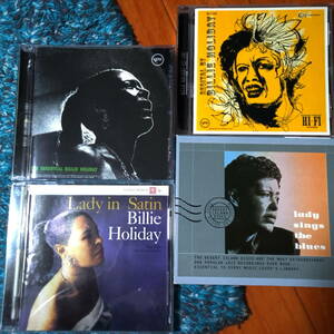 ビリー・ホリデイ4枚『Lady in Satin』『At Carnegie Hall』『Recital by Billie Holiday』『Lady Sings the Blues』