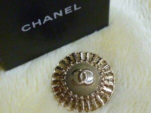 * бесплатная доставка *CHANEL Chanel bronze серия Gold 0COCO0 брошь (USED)