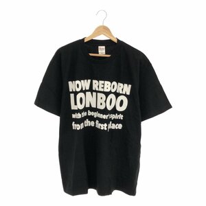 ◆中古品◆ロンドンブーツ 1号2号 LONDONBOOTS 復帰 Tシャツ 田村淳 田村亮 XL 黒 ブラック 本体のみ J4128NS