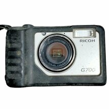 ◆中古品/動作未確認◆デジタルカメラ RICOH リコー G700 防水 防塵 耐衝撃 本体のみ バッテリー無し J47938NI_画像2