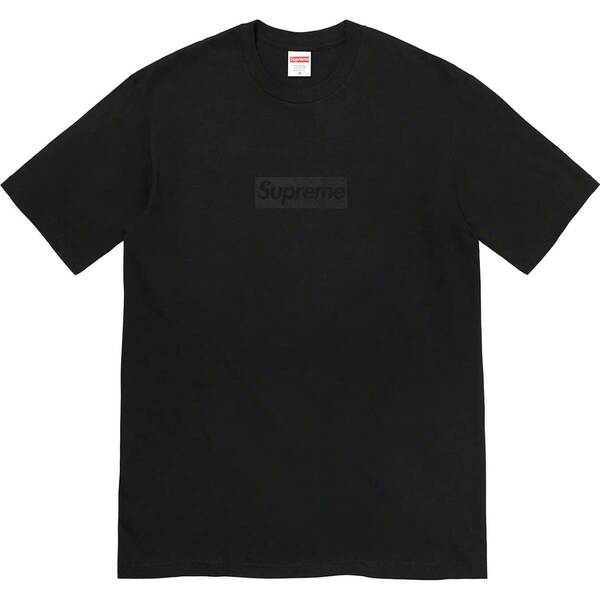 【送料無料】 Mサイズ Supreme Tonal Box Logo Tee Black Medium 黒 ブラック シュプリーム トーナル ボックス ロゴ Tシャツ