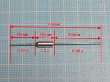 ペレット型 温度ヒューズ　１２８℃　１０Ａ／２５０Ｖ_画像2