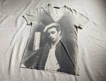 DOLCE&GABBANA ドルチェ＆ガッバーナ D&G james dean ジェームスディーン Tシャツ カットソー Vネック プリント カーキ 50 ★9_画像1